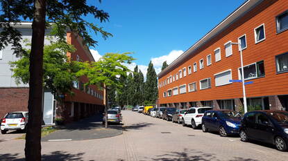 Woningen in de Korianderstraat in Utrecht.